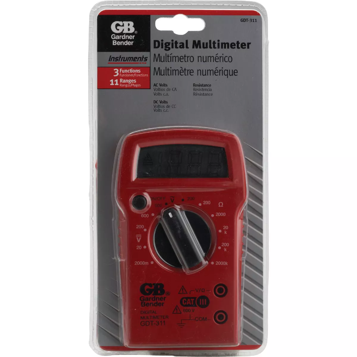 Gardner Bender 3-Function Digital Multi-Tester - photo 3