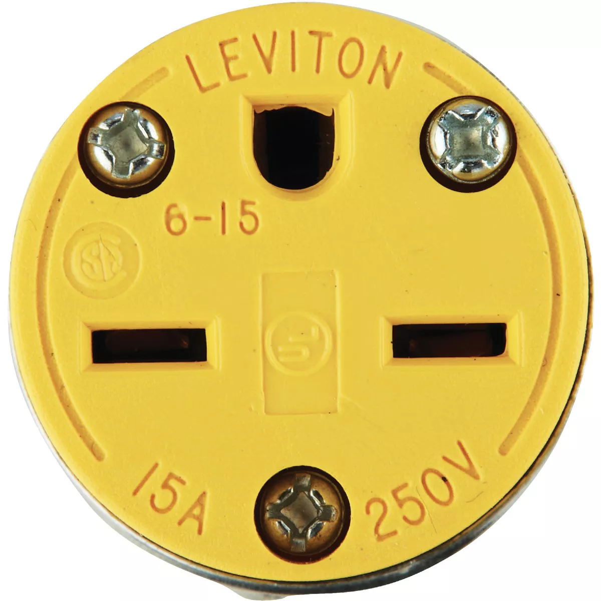 Leviton 15A 250V 3-Wire 2-Pole Armored Cord Connector - photo 2