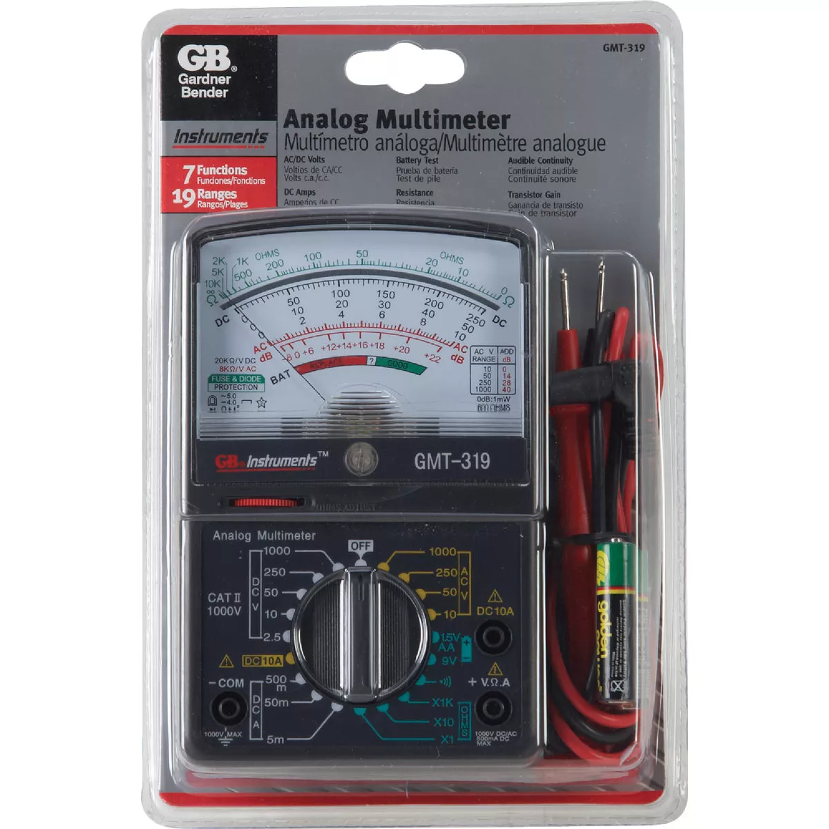 Gardner Bender 7-Function Analog Multimeter - photo 2