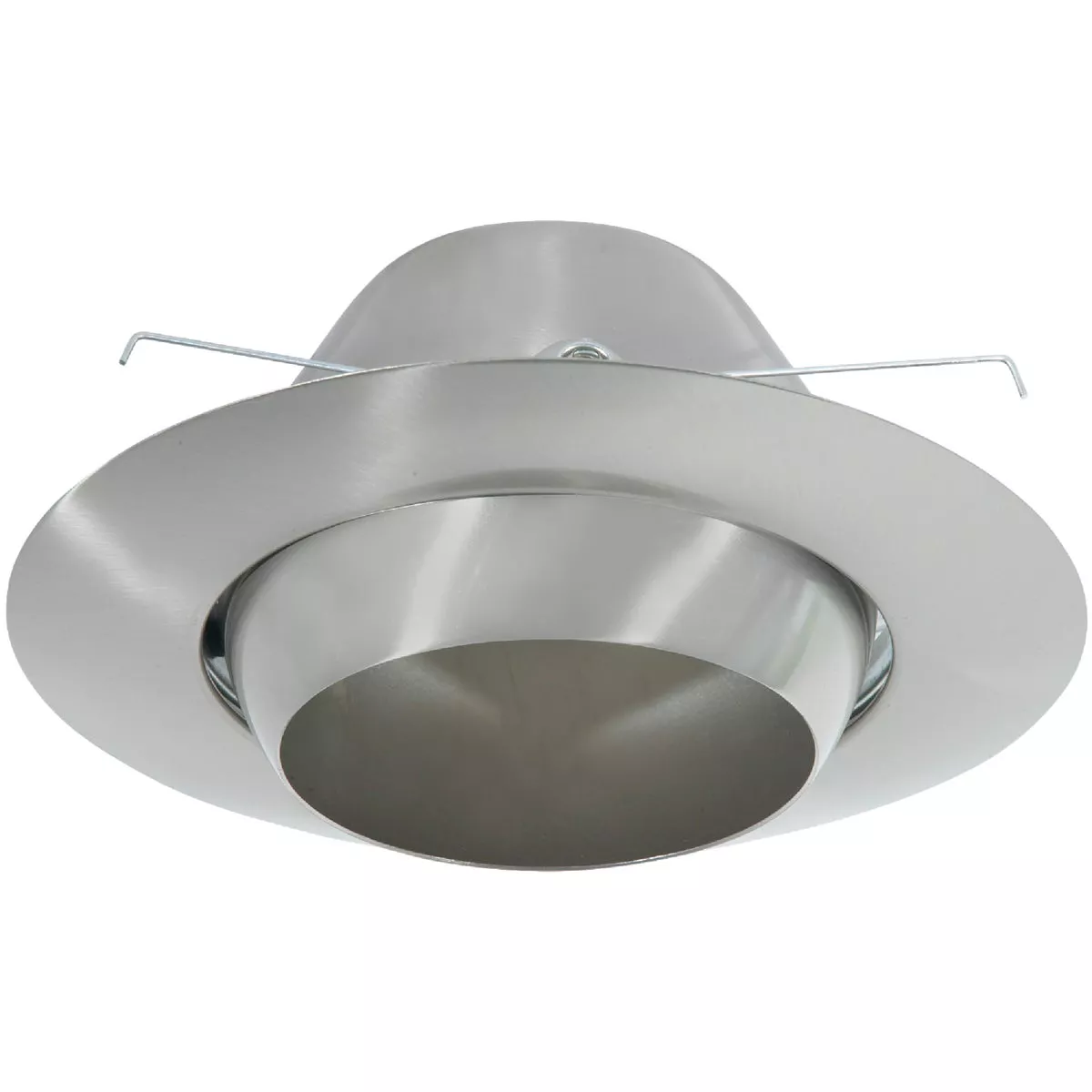 Thomas 6 In. Brushed Nickel Eyeball Adjustable Spot Recessed Fixture Trim