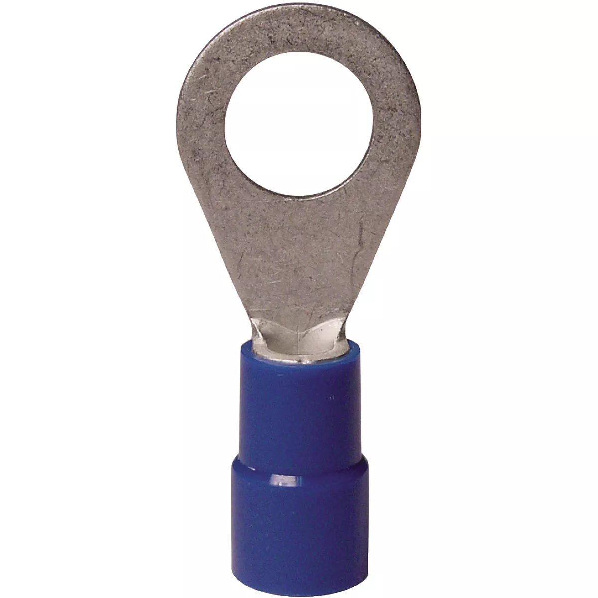 Gardner Bender 16 to 14 AWG #4 to #6 Stud Size Blue Vinyl-Insulated Barrel Ring Terminal (22-Pack) - photo 2