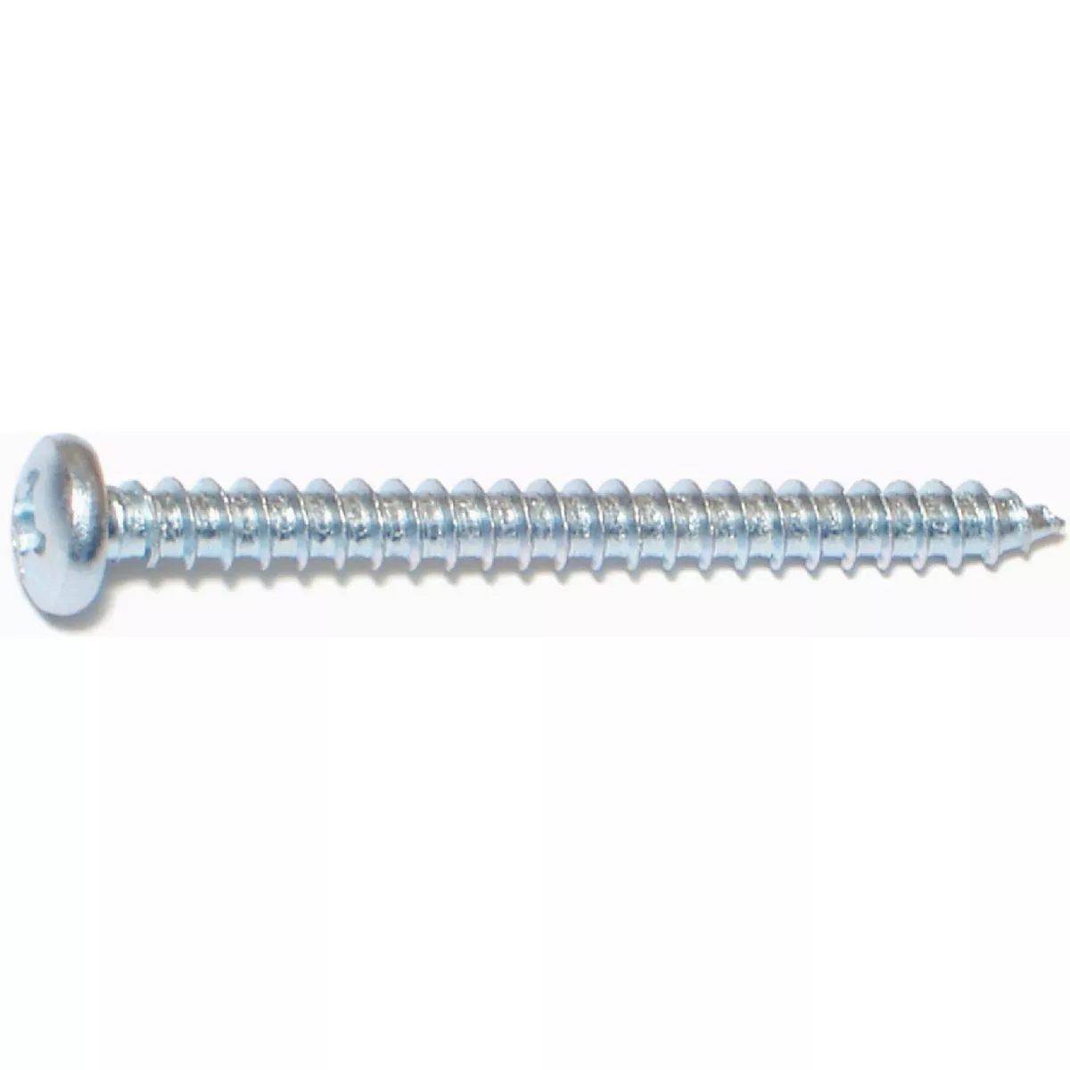 Midwest Fastener #12 x 2-1/2 In. Zinc Plated Steel Phillips Pan Head Sheet Metal Screws (100 Ct.)-