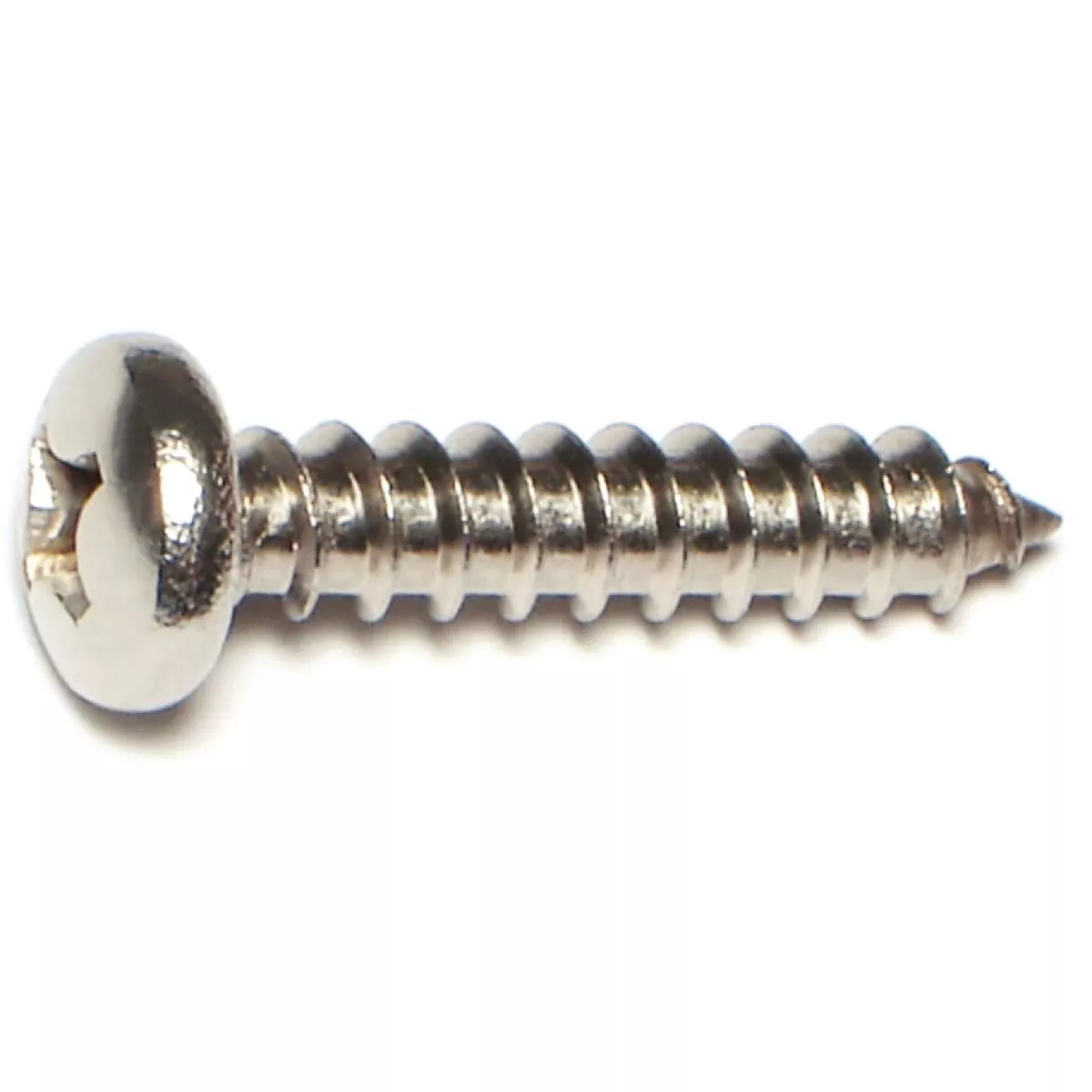 Midwest Fastener #14 x 1-1/4 In. 18-8 Stainless Steel Phillips Pan Head Sheet Metal Screws