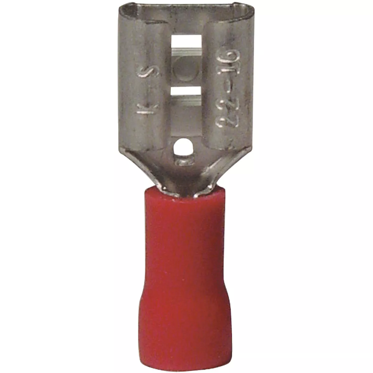 Gardner Bender 22 to 16 AWG Female Red Vinyl-Insulated Barrel Disconnect (21-Pack) - photo 2