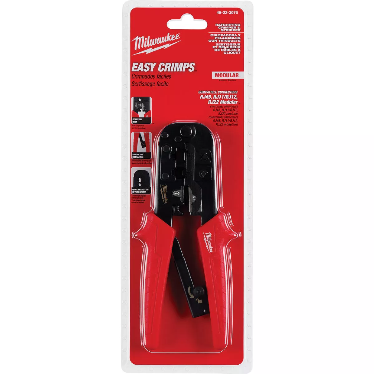 Milwaukee Ratcheting Modular Crimper & Stripper - photo 2