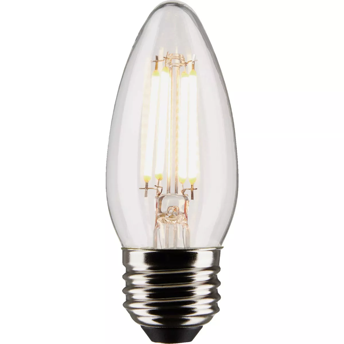 Satco 40W Equivalent Warm White B11 Medium Traditional LED Decorative Light Bulb (2-Pack) - photo 4