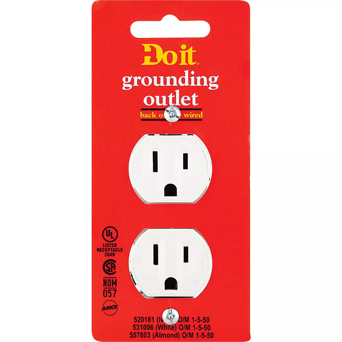 Do it 15A White Residential Grade 5-15R Duplex Outlet - photo 2