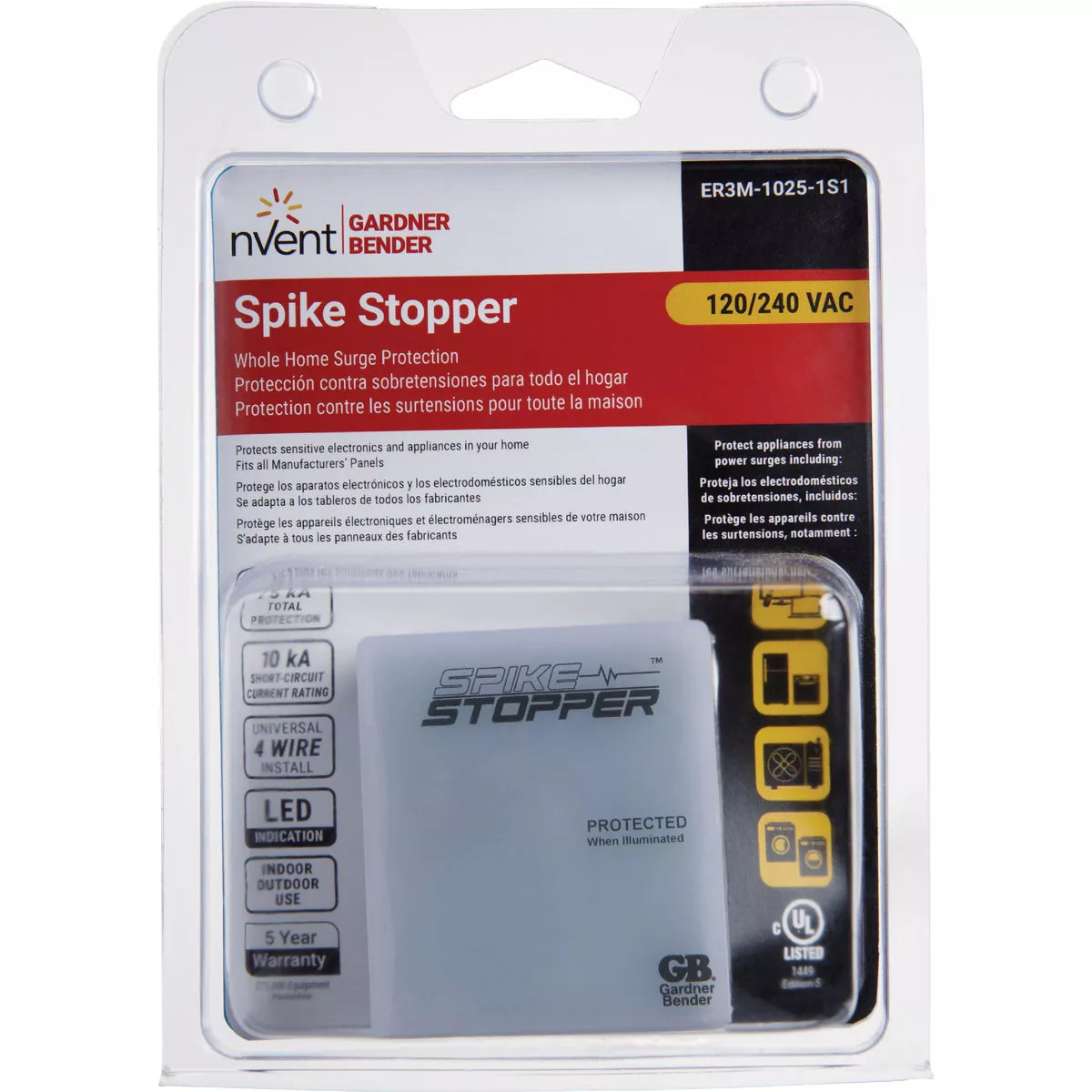 Gardner Bender SpikeStopper 75kA Whole Home Surge Protection Device - photo 2