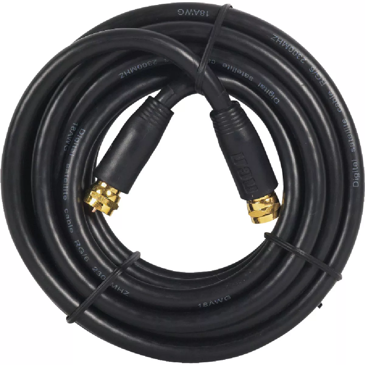 RCA 12 Ft. Black Digital RG6 Coaxial Cable - photo 5