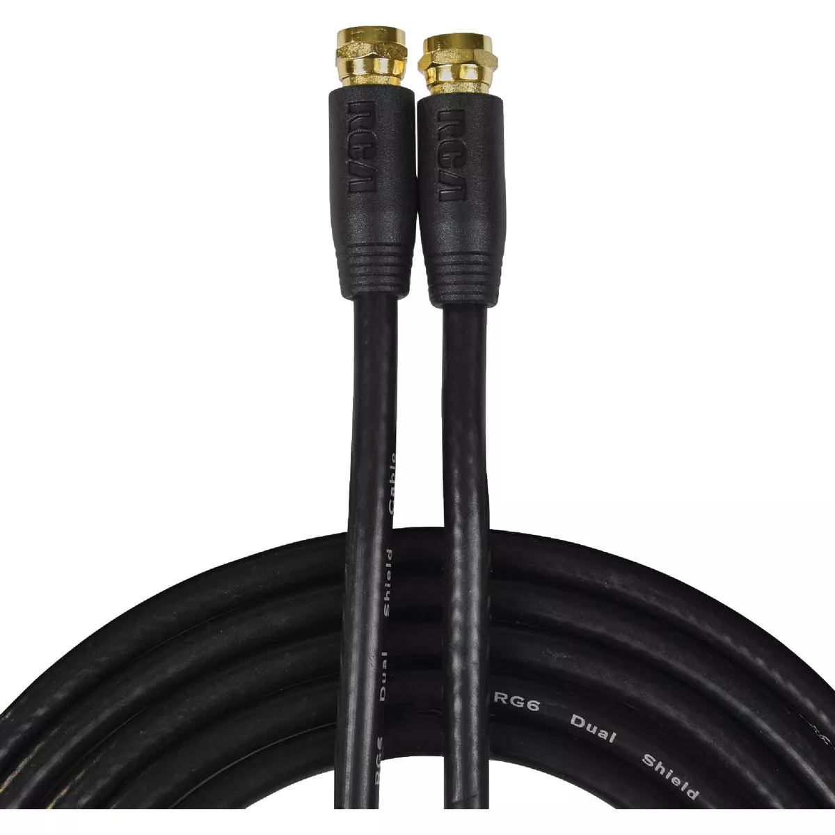 RCA 6 Ft. Black Digital RG6 Coaxial Cable - photo 3