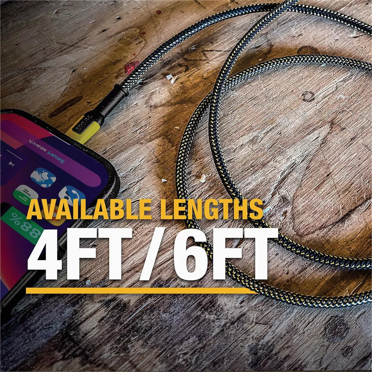 DEWALT 4 Ft. 100W Type-C to Type-C Cable - photo 3