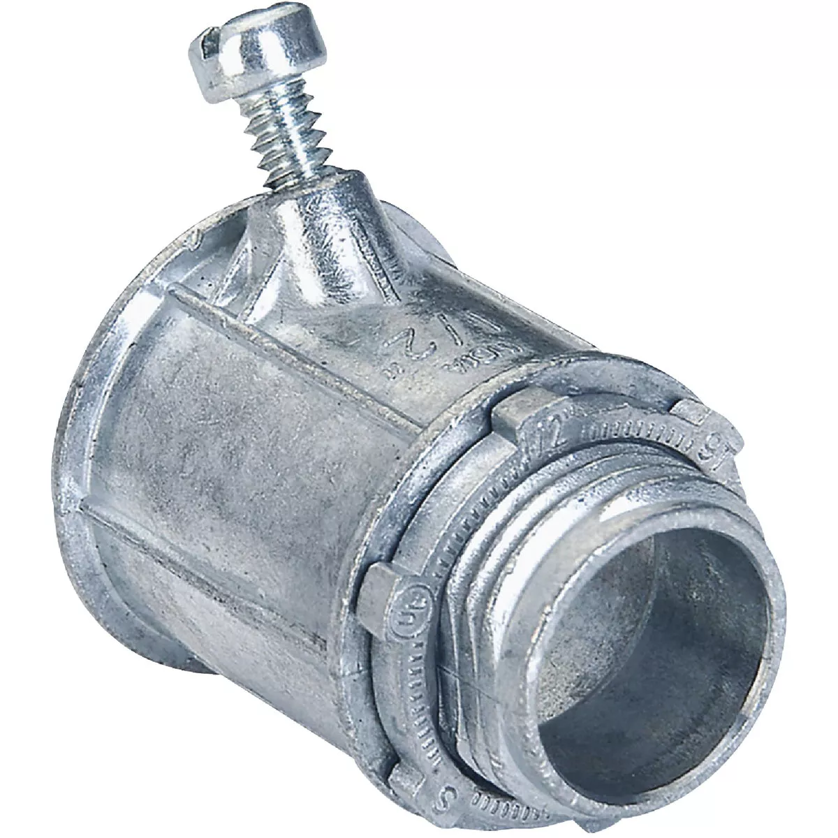 Sigma Engineered Solutions ProConnex 1/2 In. Set Screw Die-Cast Zinc FMC Conduit Flex Connector