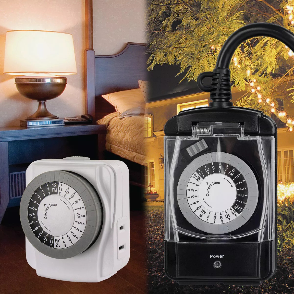 Prime 15A 125V Indoor & Outdoor Timer Set - photo 3