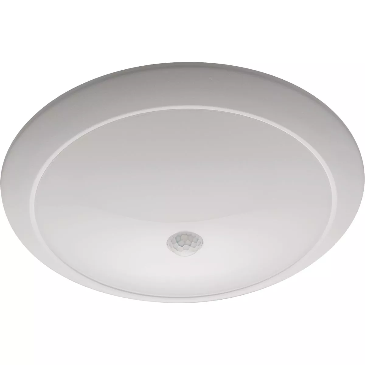 Halo 9 In. White Integrated LED Recessed Light Fixture with Motion Sensor