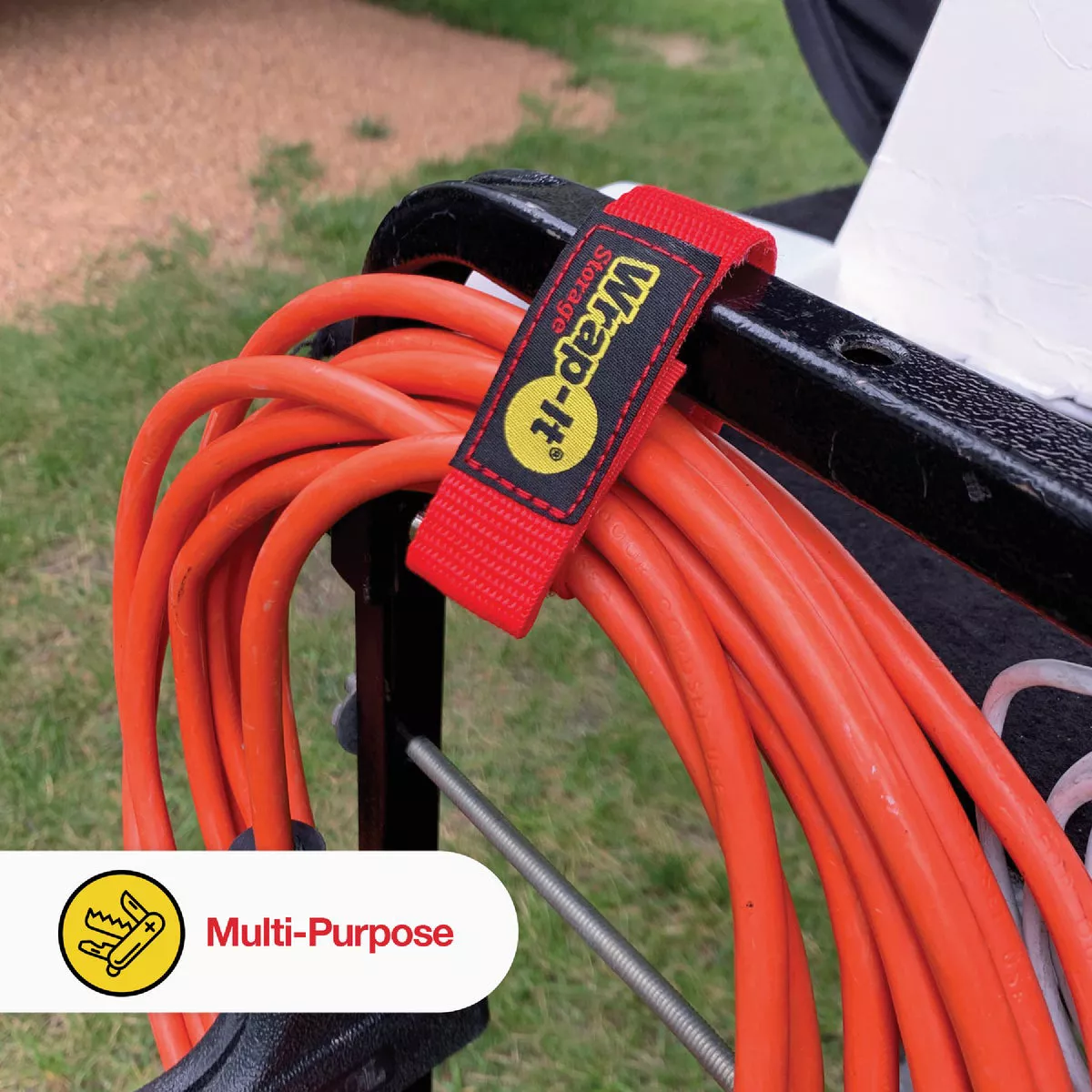Wrap-It Storage Quick-Straps 9 In. Red Weatherproof Hook & Loop Strap (4-Pack) - photo 4
