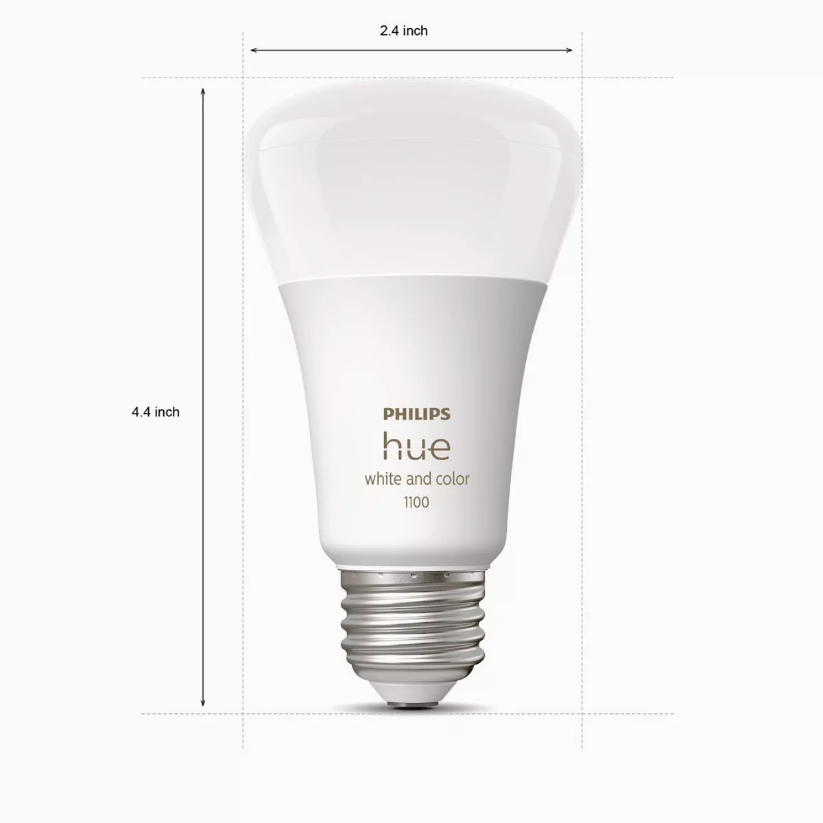 Philips Hue 4-Bulb 75W Equivalent Warm White & Color Ambiance A19 Medium Dimmable LED Light Bulb Starter Kit - photo 6