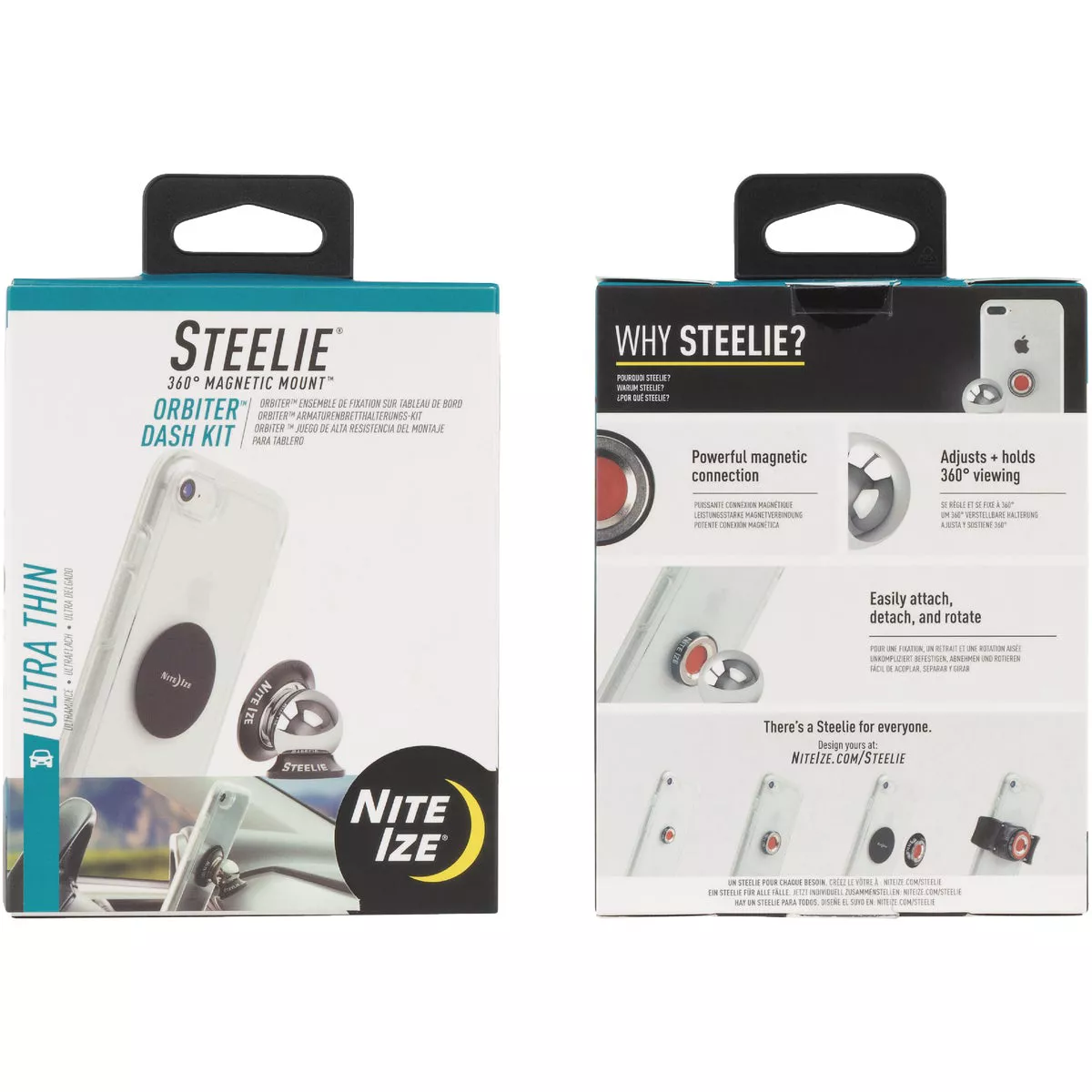 Nite Ize Steelie Orbiter Black Dashboard Mount Kit - photo 2
