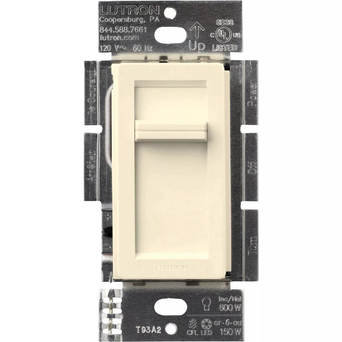 Lutron Lumea CL Light Almond 120 VAC Wireless Dimmer - photo 3