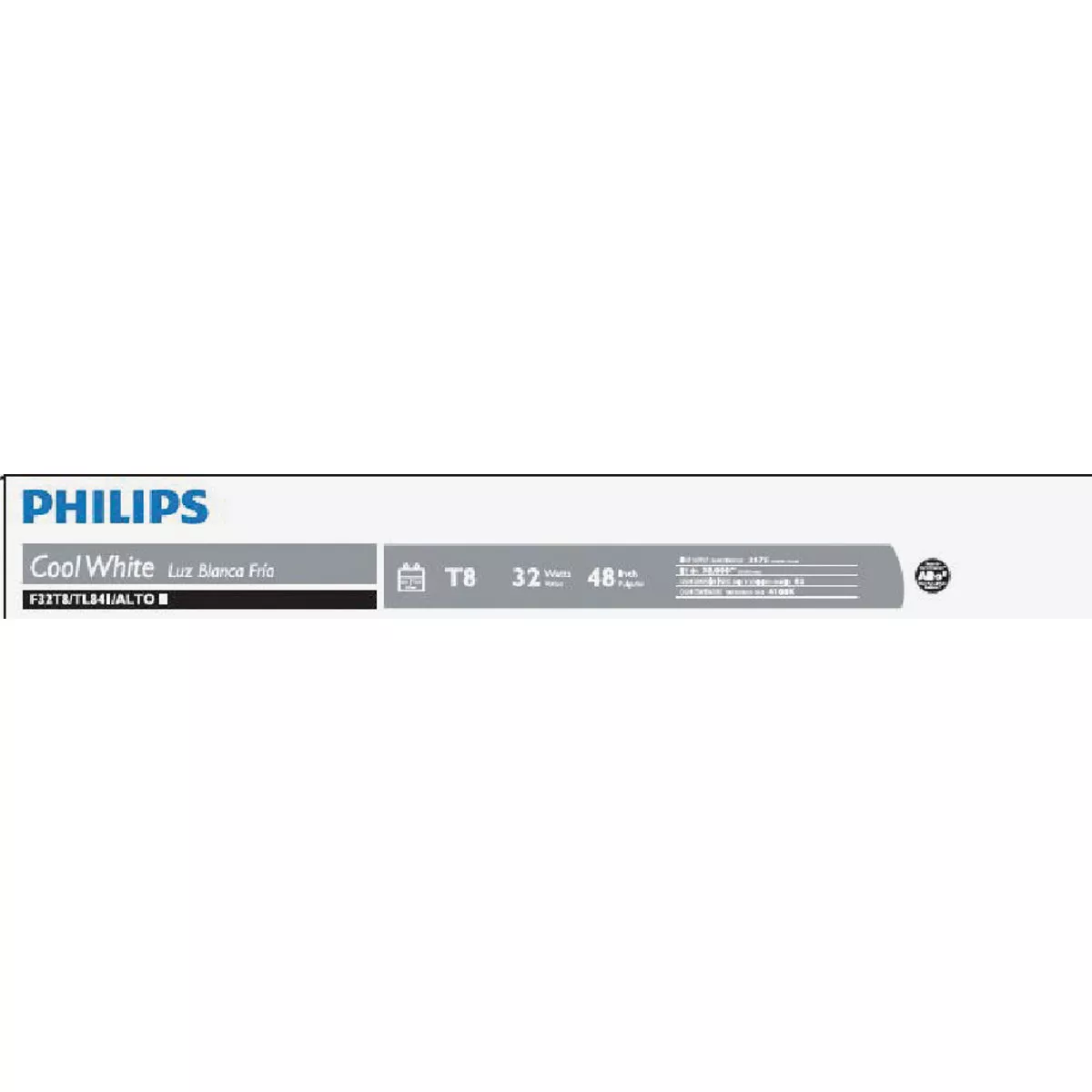 Philips ALTO 32W 48 In. Cool White T8 Medium Bi-Pin Fluorescent Tube Light Bulb (2-Pack) - photo 2