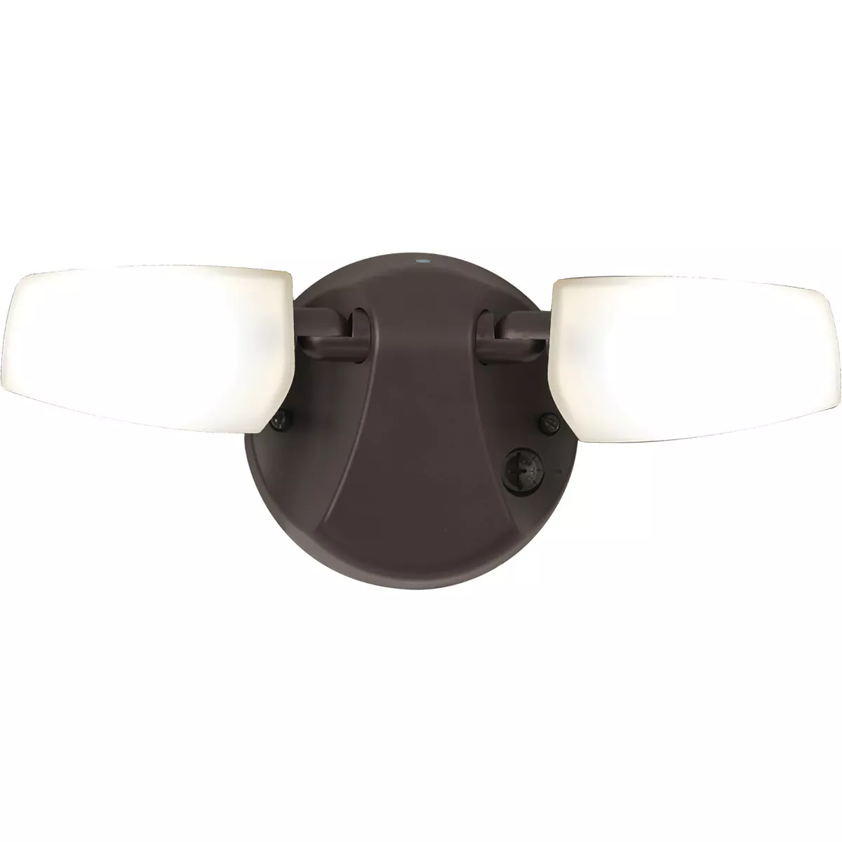 Halo Selectable Color Temperature Bronze Dusk to Dawn LED Twin Head Floodlight Fixture