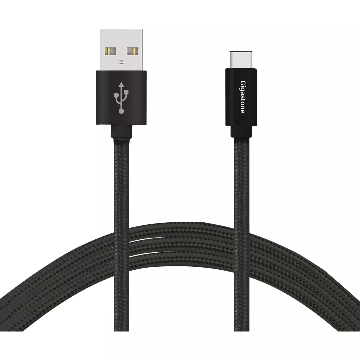 Gigastone 4 Ft. Black USB-A to Type-C Charging & Sync Cable