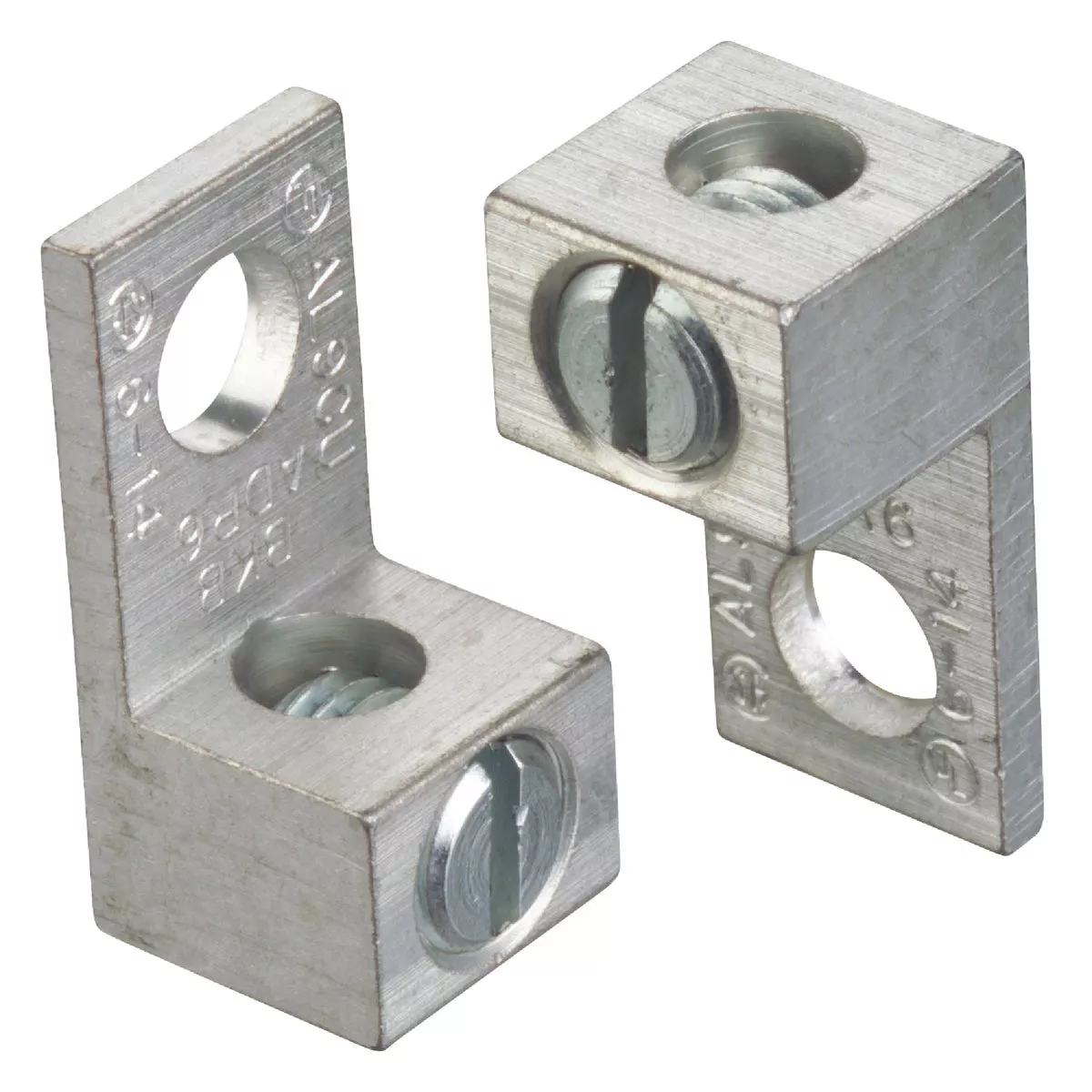 Southwire #14 SOL/STR to #4 STR Single 1/4 In. Hole Mount Dual Rated Mechanical Lug (2-Pack)