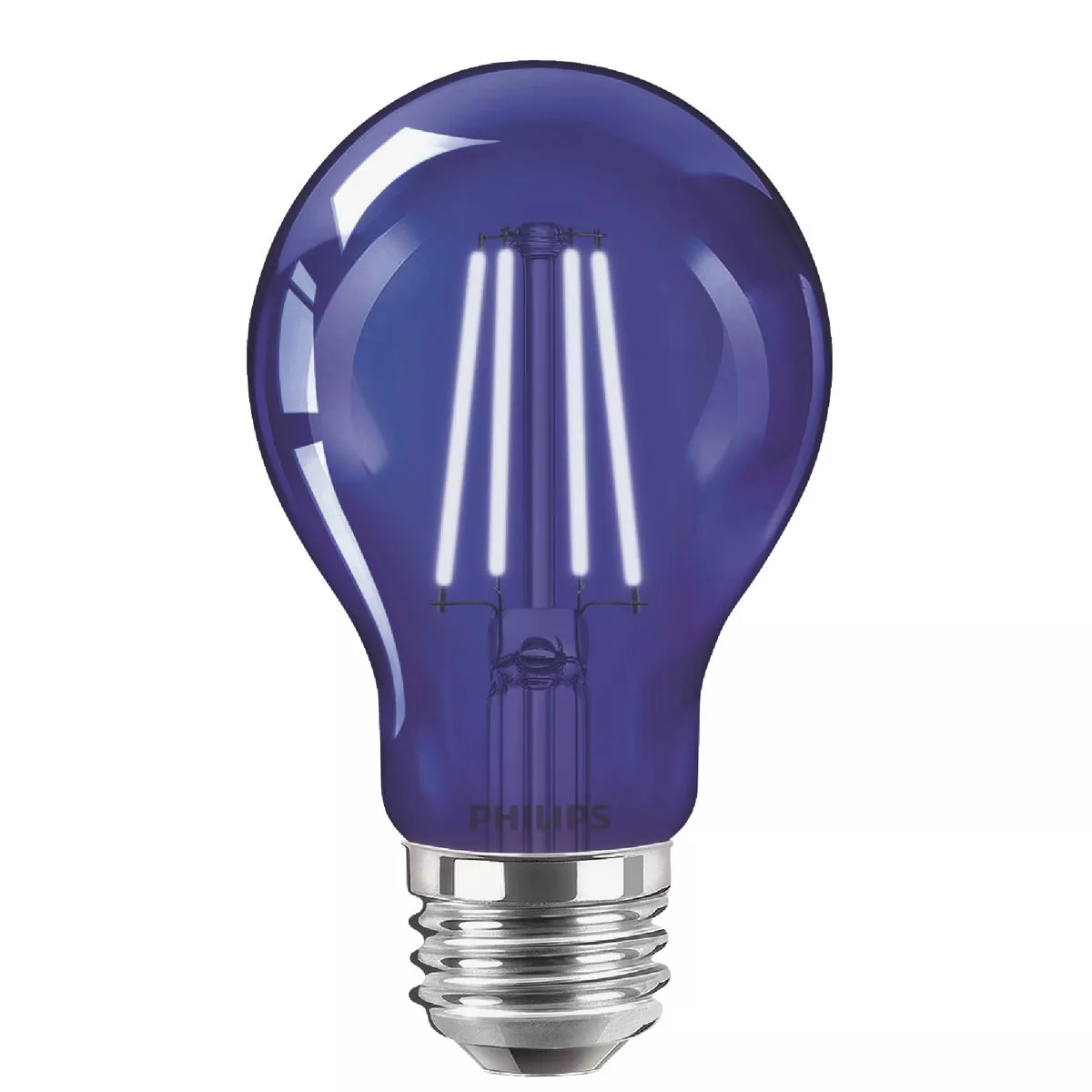 Philips Blue A19 Medium 4W Indoor/Outdoor LED Decorative Party Light Bulb - photo 3