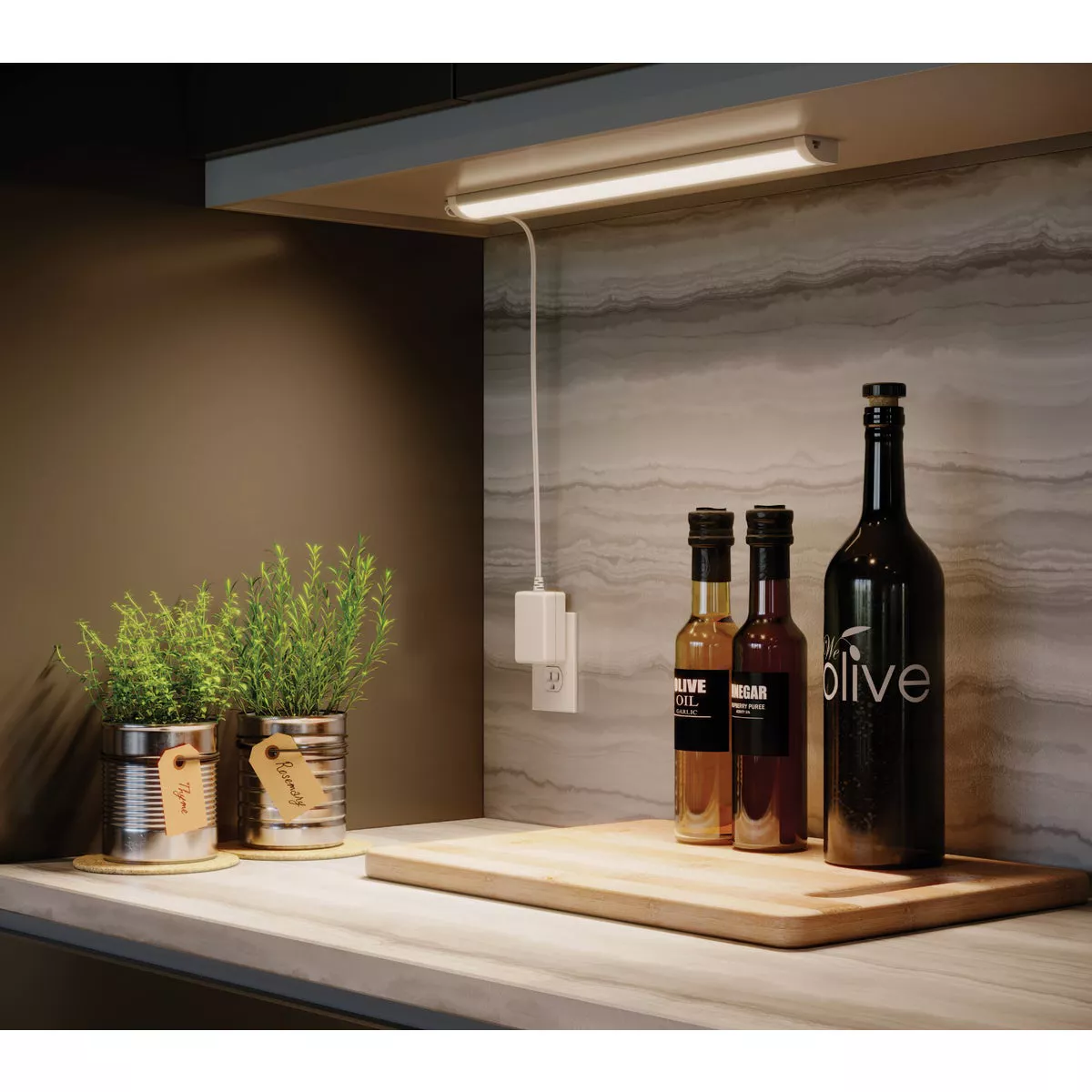 Good Earth Lighting 18 In. Plug-In White LED Under Cabinet & Back Splash Light - photo 3