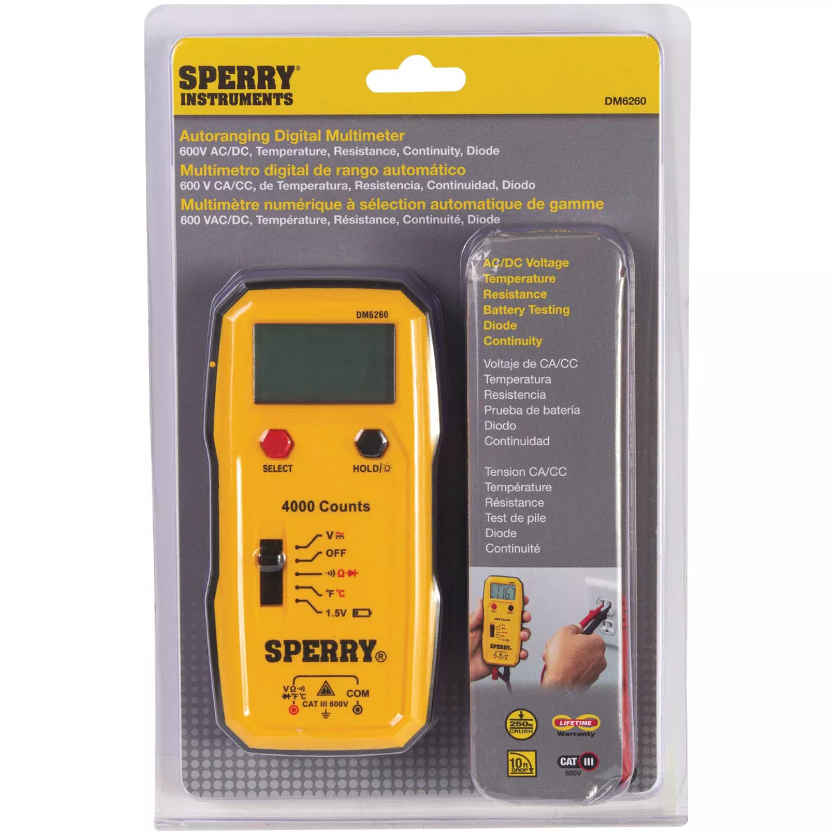 Sperry 7-Function 600V Digital Multimeter - photo 2