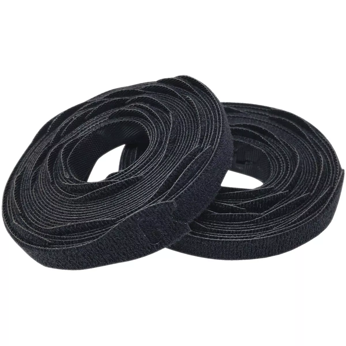 Wrap-It Storage 8 In. Black Self-Gripping Cable Tie Roll (50-Pack)