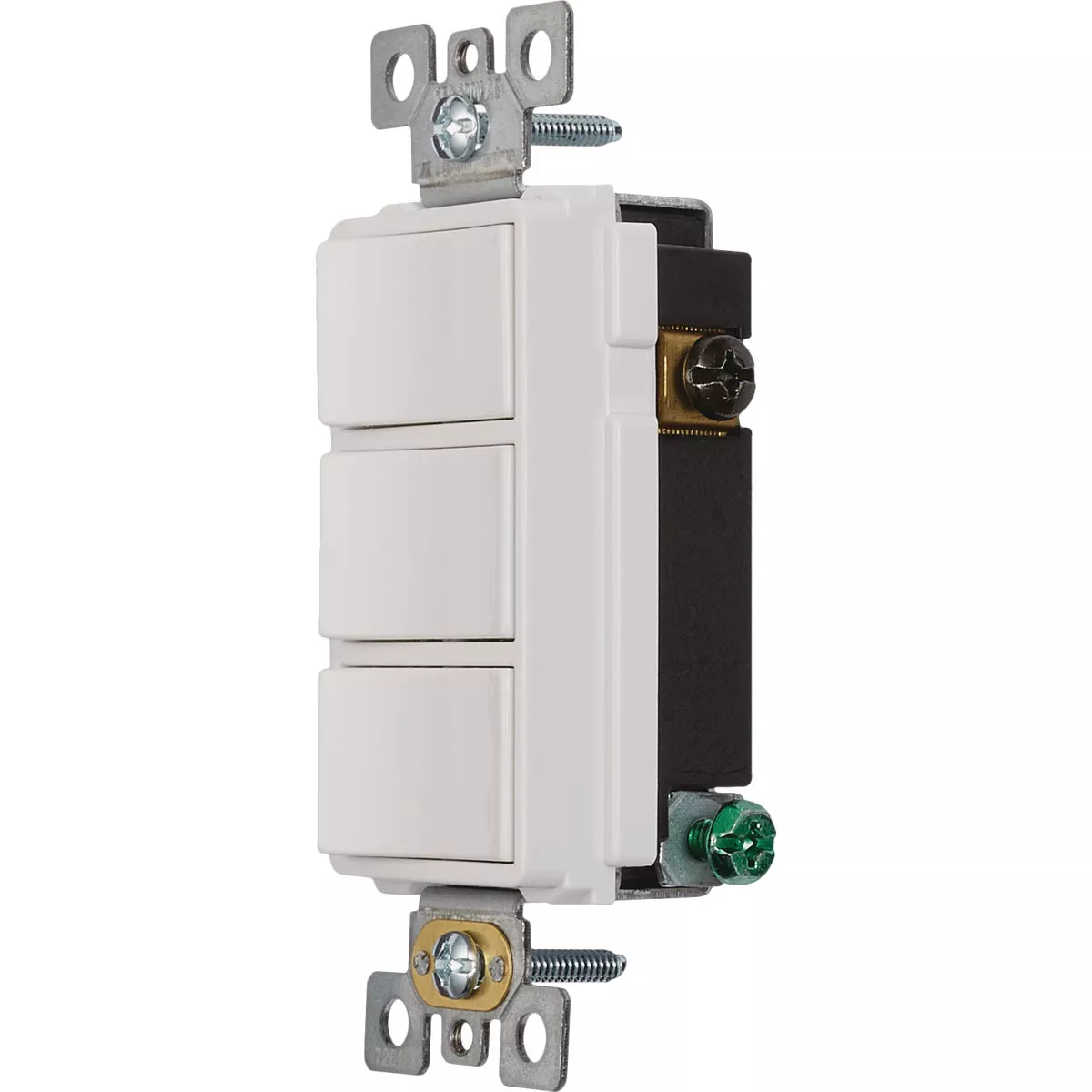 Broan-NuTone 3-Function 15A 120V White Rocker Switch for Bathroom Exhaust Fan - photo 3