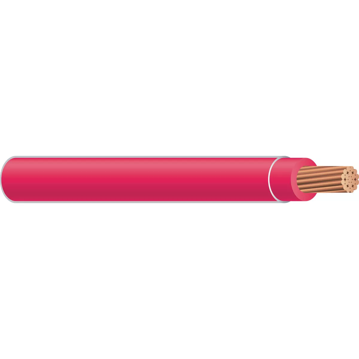 Southwire SIMpull 500 Ft. 6 AWG Stranded Red THHN Electrical Wire