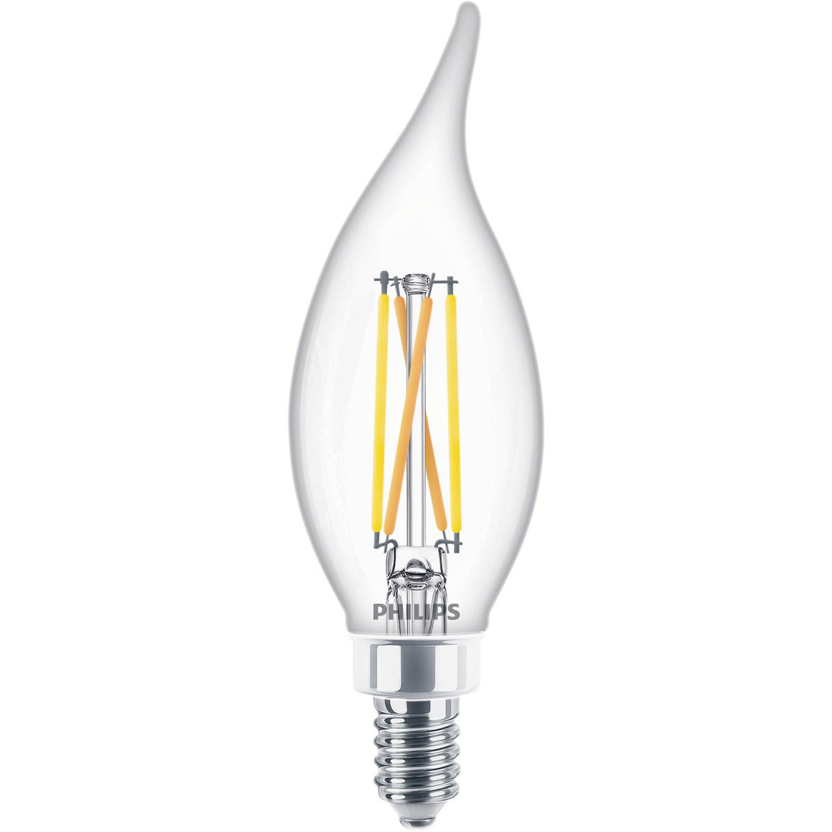 Philips Ultra Definition 25w Equivalent Soft White Ba11 Candelabra Led Decorative Light Bulb 3 