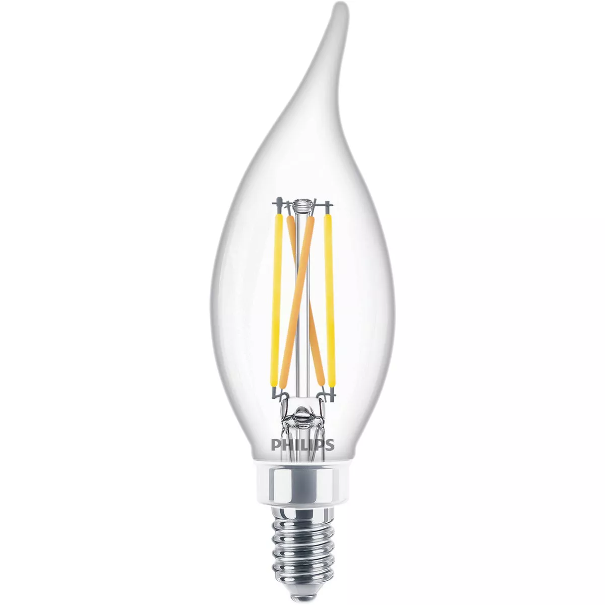 Philips Ultra Definition 25W Equivalent Soft White BA11 Candelabra LED Decorative Light Bulb (3-Pack) - photo 3