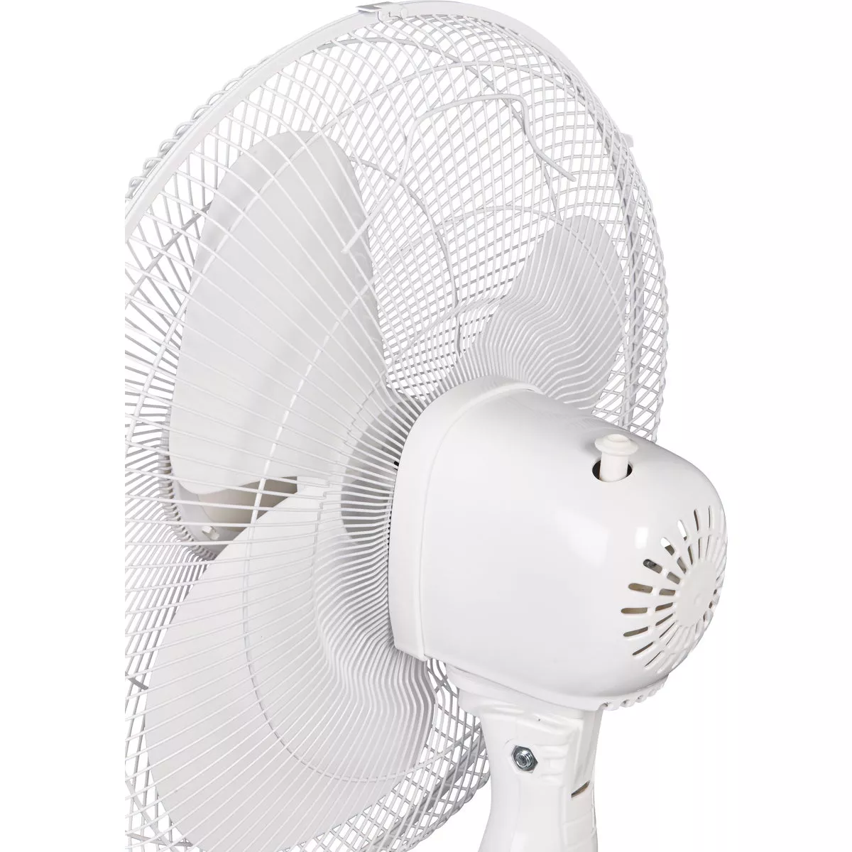 Best Comfort 16 In. 3-Speed Extends to 49 In. H. White Oscillating Pedestal Fan - photo 5