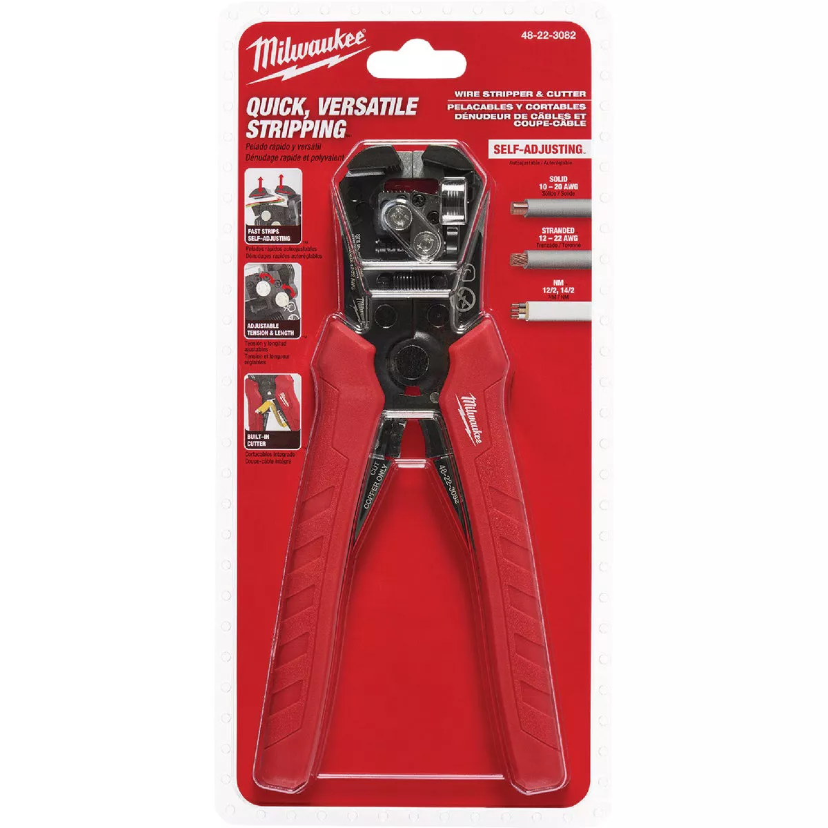 Milwaukee Self-Adjusting Wire Stripper & Cutter - photo 2