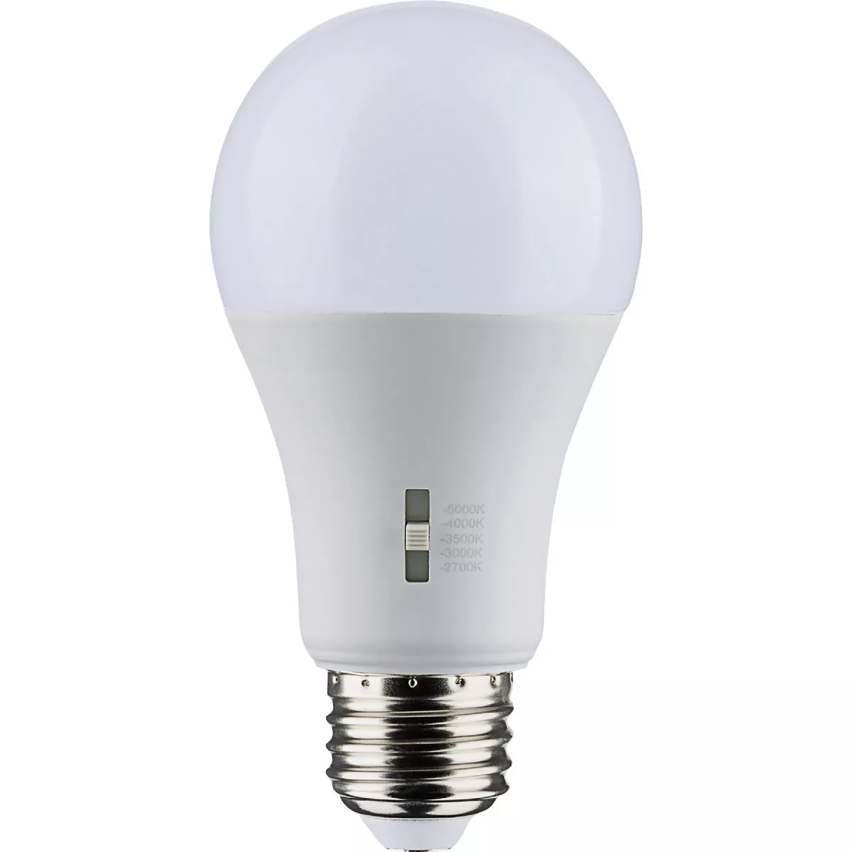 Satco 60W Equivalent 5CCT-Selectable A19 Dimmable Traditional LED Light Bulb