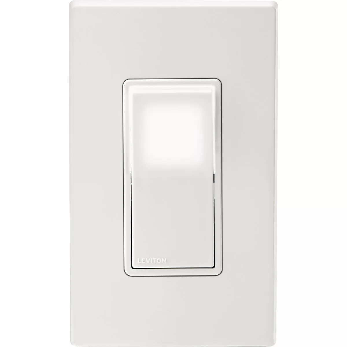 Leviton Decora 15A 120V/277V White LED Illuminated 3-Way Rocker Switch