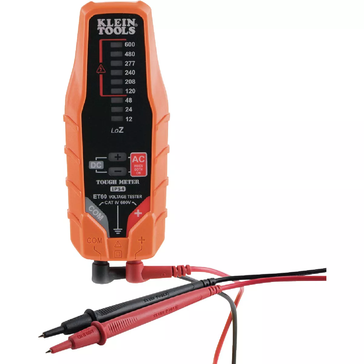 Klein 12 to 600V AC/DC Voltage Tester - photo 3