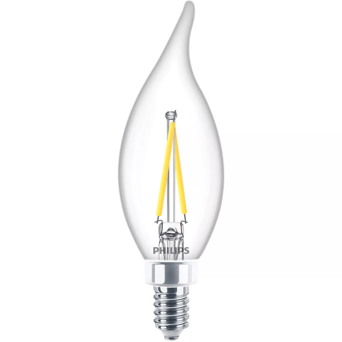 Philips Ultra Definition 40W Equivalent Daylight BA11 Candelabra LED Decorative Light Bulb (3-Pack) - photo 3
