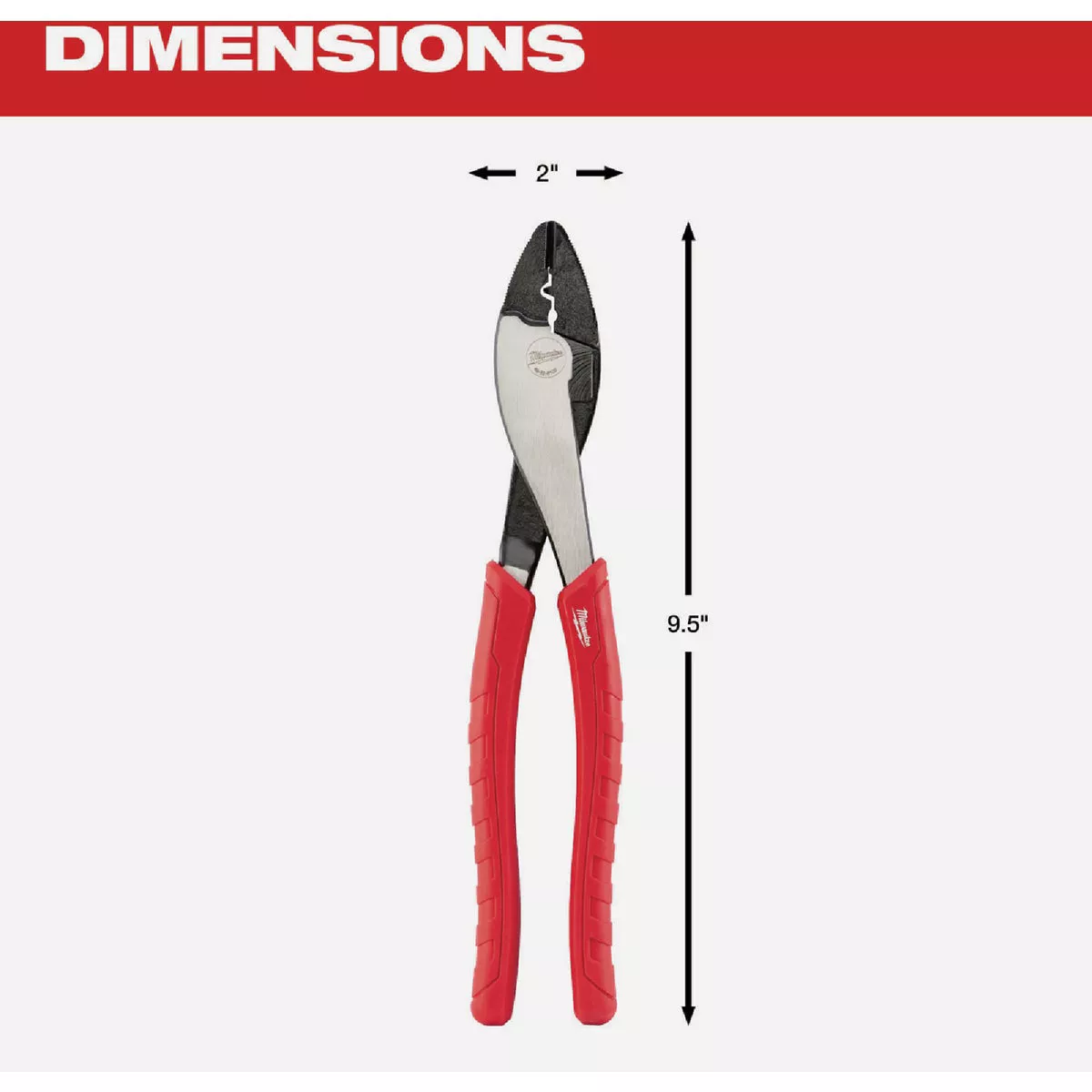 Milwaukee Comfort Grip Crimping Pliers - photo 5