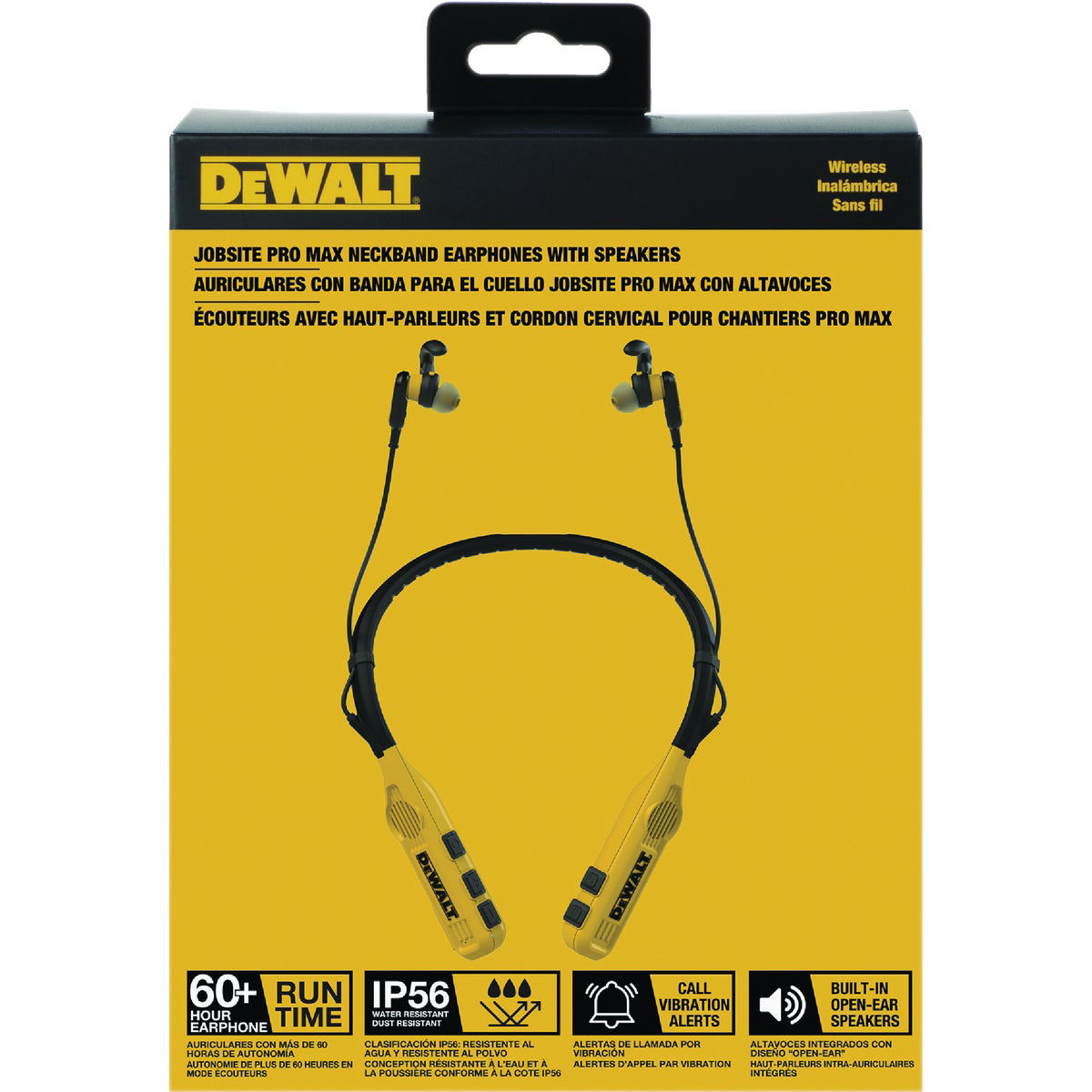 DEWALT Bluetooth Jobsite Pro Max Neckband Earphones with Speakers