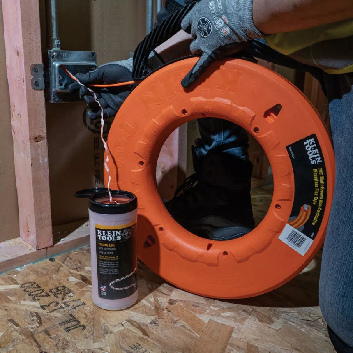 Klein 500 Ft. Poly Pull Line with Orange Tracer - photo 4