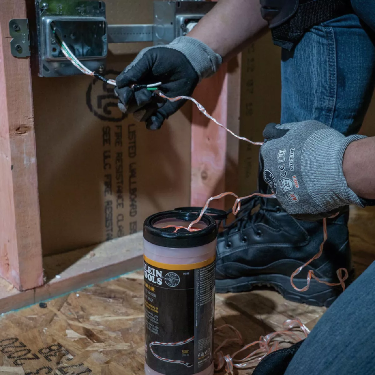 Klein 500 Ft. Poly Pull Line with Orange Tracer - photo 5