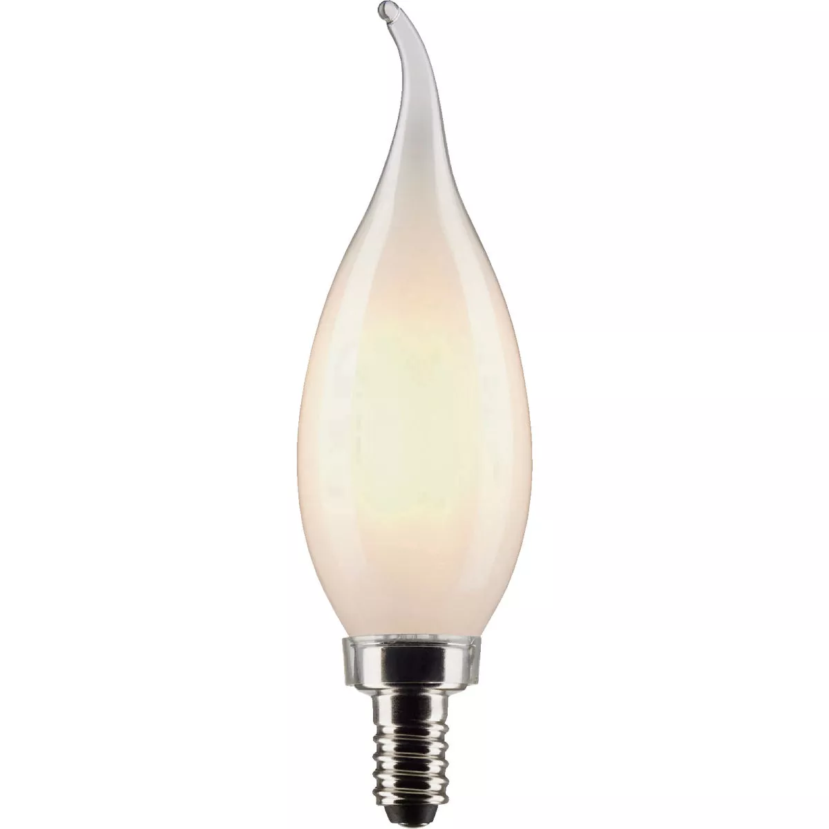 Satco 40W Equivalent Warm White Frosted CA10 Candelabra LED Decorative Light Bulb (2-Pack) - photo 3