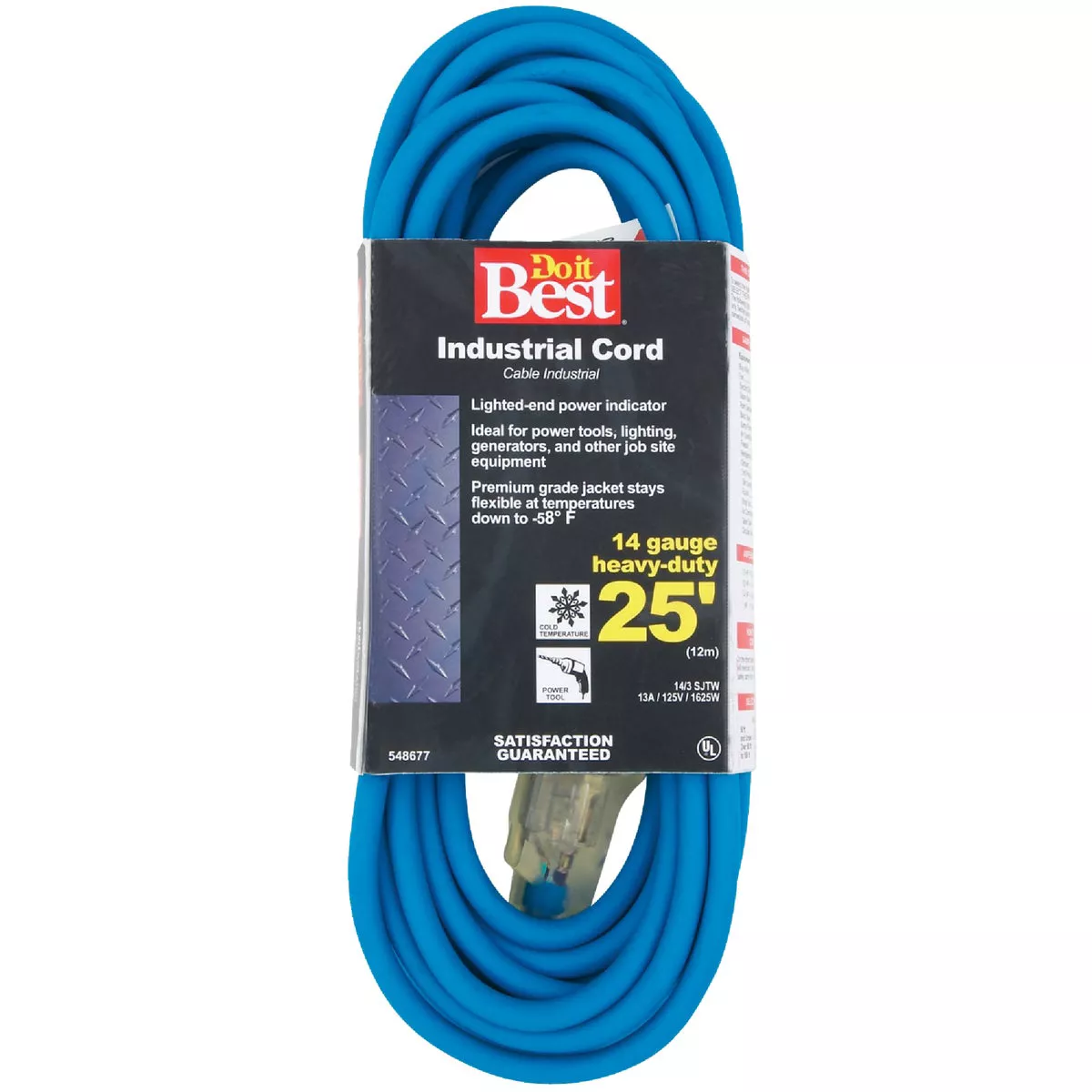 Do it Best 25 Ft. 14/3 Industrial Outdoor Extension Cord