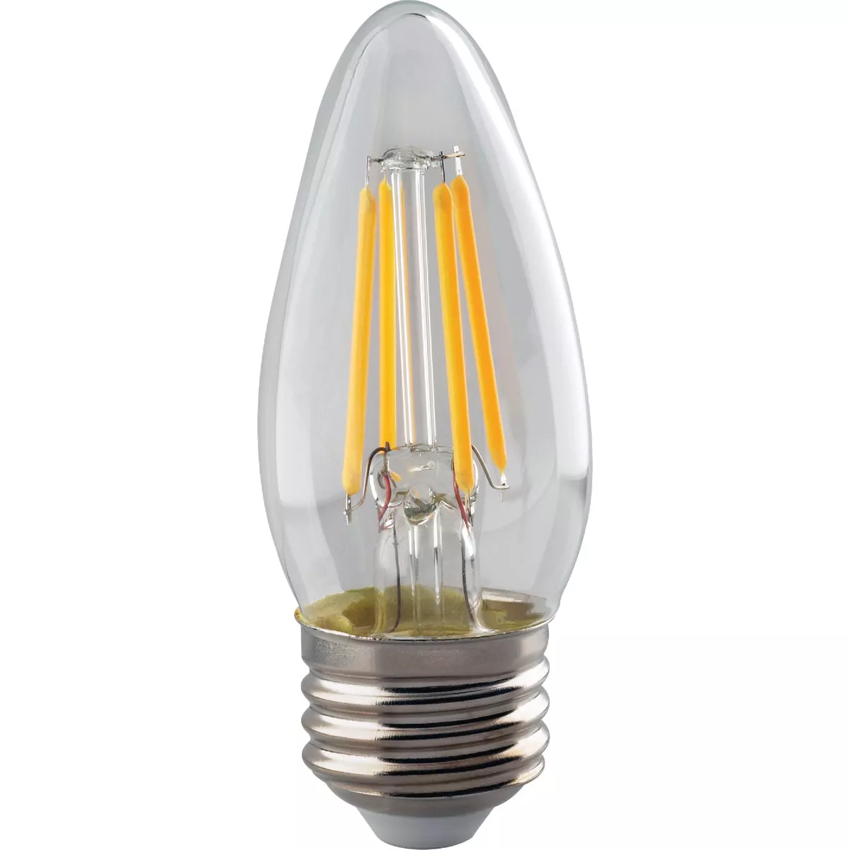 Satco 40W Equivalent Warm White B11 Medium LED Decorative Light Bulb