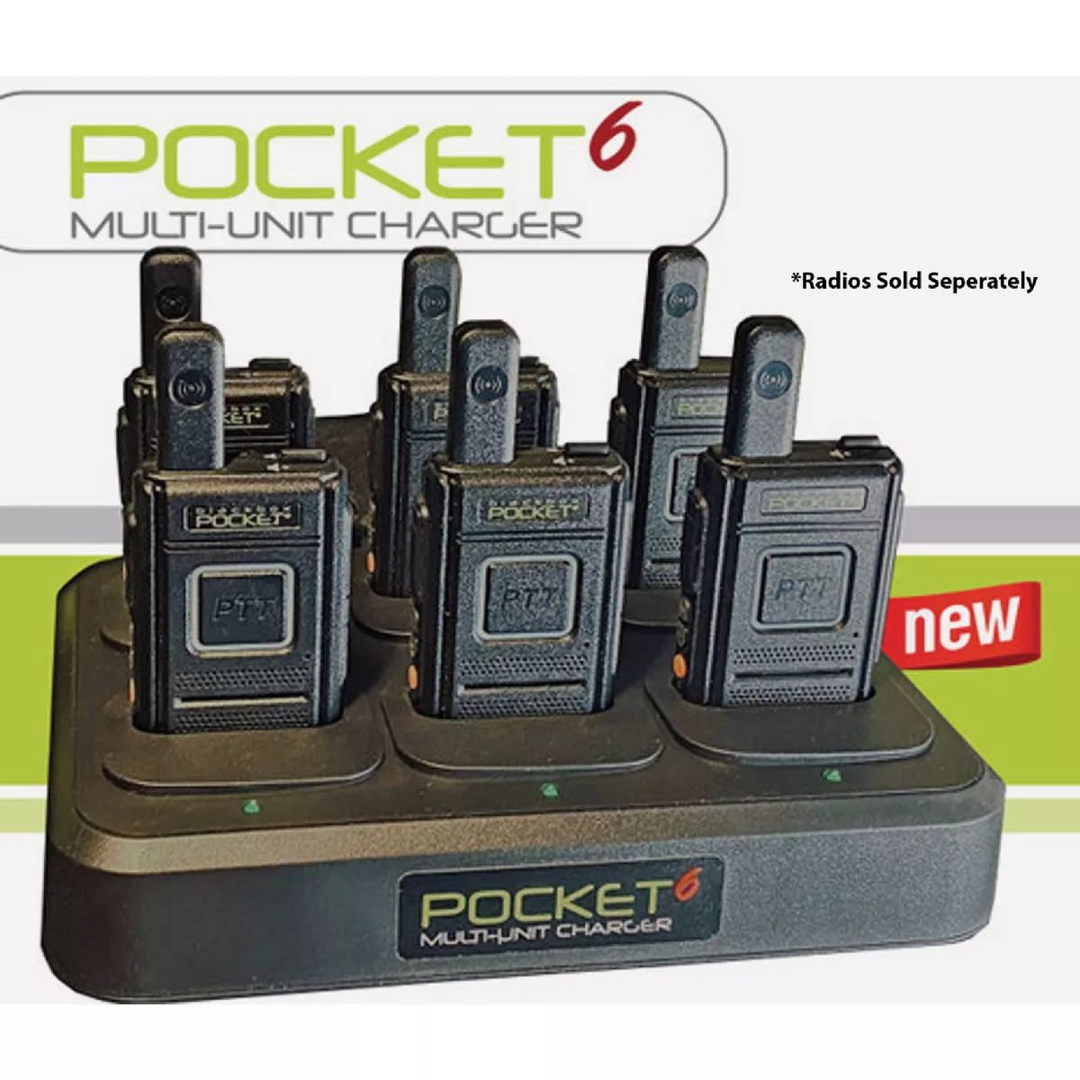 Klein Electronics POCKET+G3 6-Unit 2-Way Radio Multi-Charger - photo 2