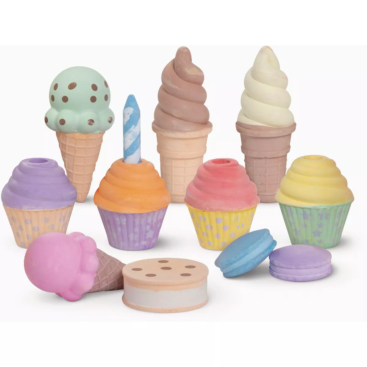 Melissa & Doug Ice Cream & Cake Chalk Set