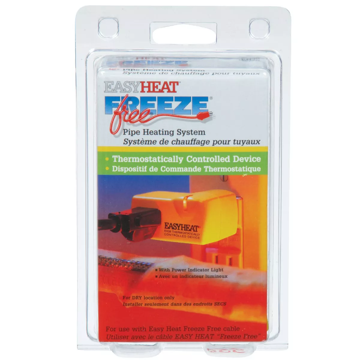 Easy Heat Freeze Free 125V 15A Pipe Heating Cable Thermostat - photo 2
